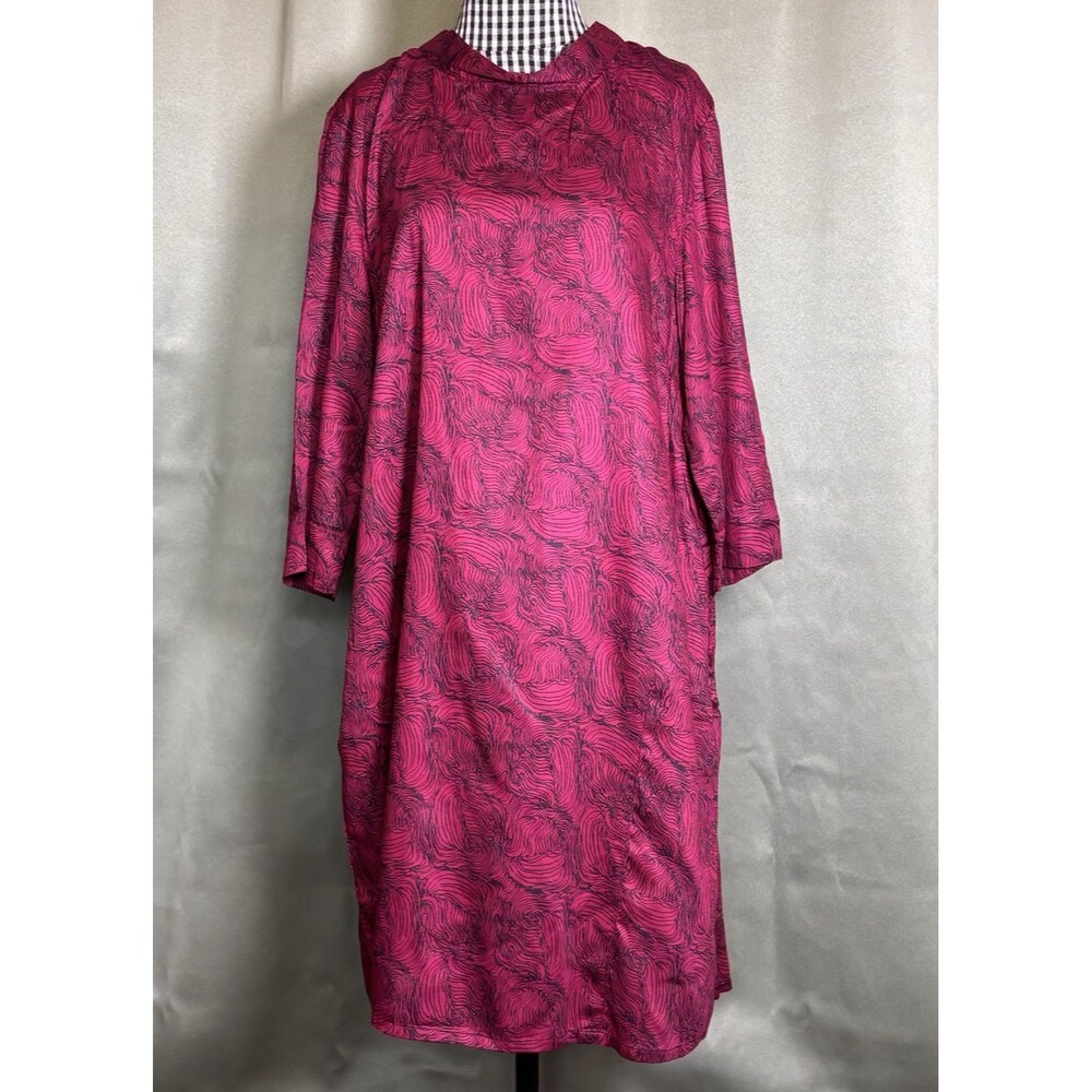 TWO DANES New 'ROBINA' Ruby LAGENLOOK Layering Mock Neck TUNIC DRESS Size Medium